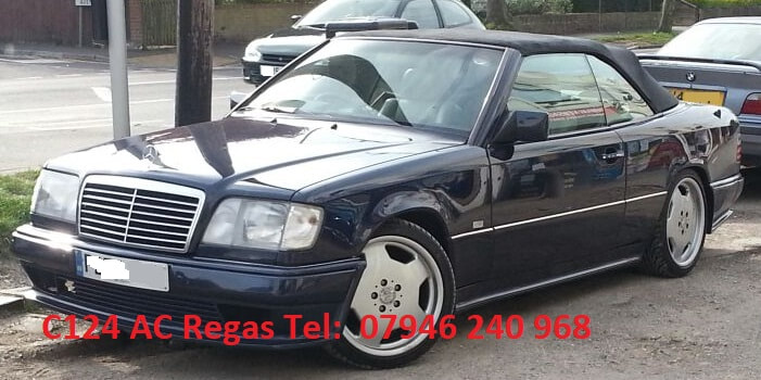 Mercedes W124 Cabriolet air conditioning fitting